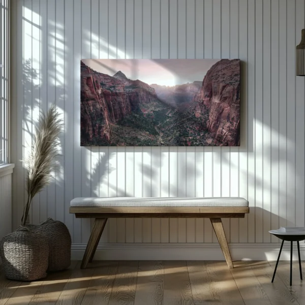 Tablou Canvas Măreția Canionului Zion - Detaliu Tablou Canvas nr. 21746