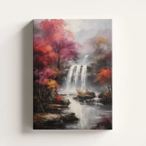 Tablou Canvas Cascadă Roșiatică