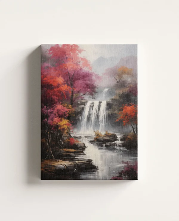 Tablou Canvas Cascadă Roșiatică