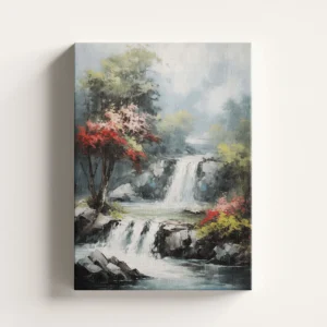 Tablou Canvas Cascada din Padure