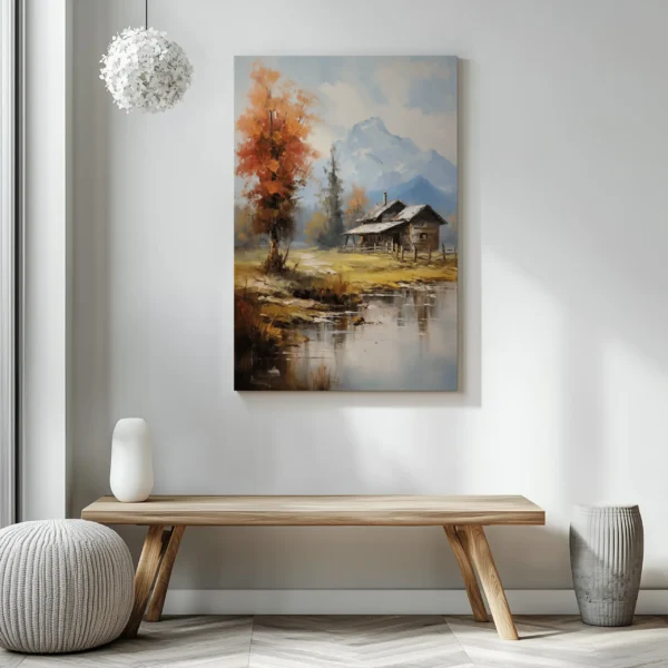 Tablou Canvas Poalele Muntelui - Detaliu Tablou Canvas nr. 22900