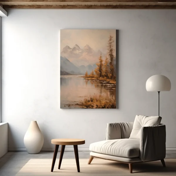 Tablou Canvas Vârfuri Alpine - Detaliu Tablou Canvas nr. 22904