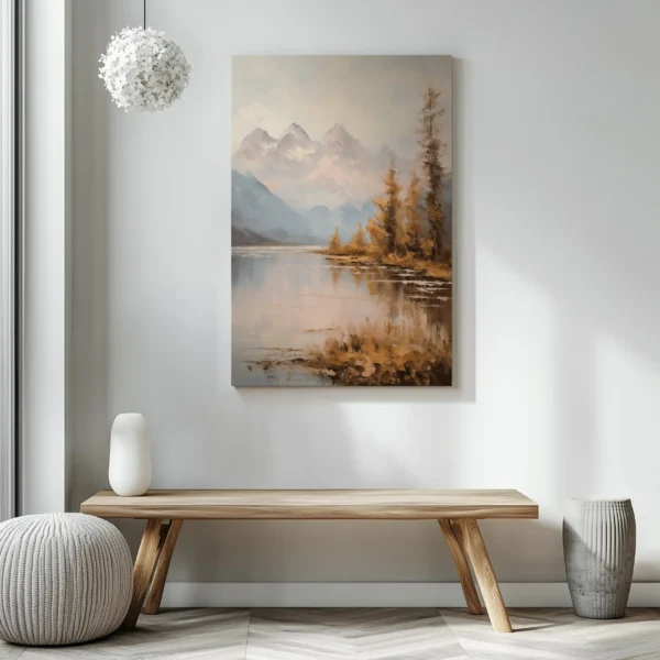 Tablou Canvas Vârfuri Alpine - Detaliu Tablou Canvas nr. 22903