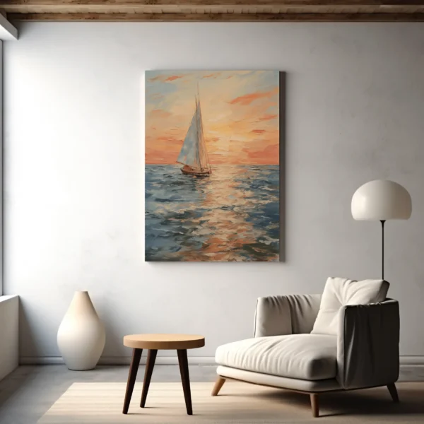 Tablou Canvas Pânze la Amurg - Detaliu Tablou Canvas nr. 22973