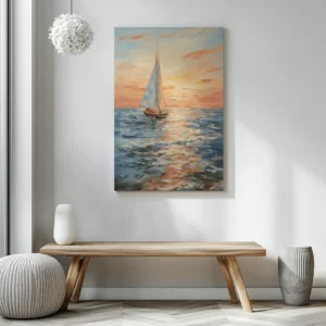 Tablou Canvas Pânze la Amurg - Detaliu Tablou Canvas nr. 22972
