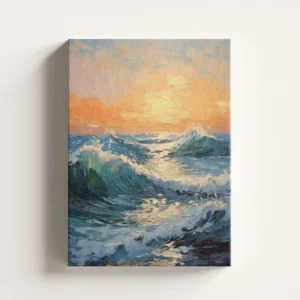 Tablou Canvas Valuri Agitate