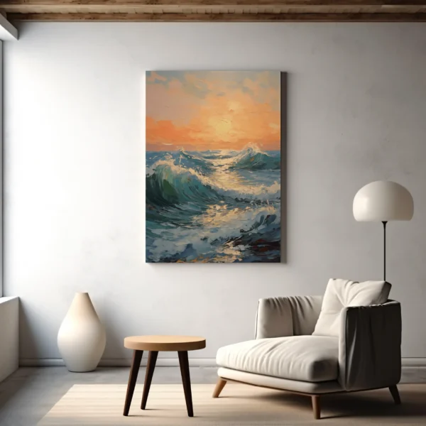 Tablou Canvas Valuri Agitate - Detaliu Tablou Canvas nr. 22976