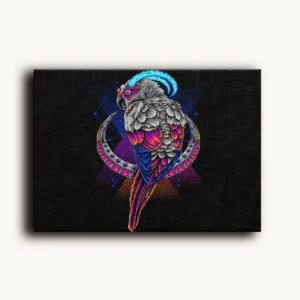 Tablou Canvas Viziunea Neon - Detaliu Tablou Canvas nr. 20464