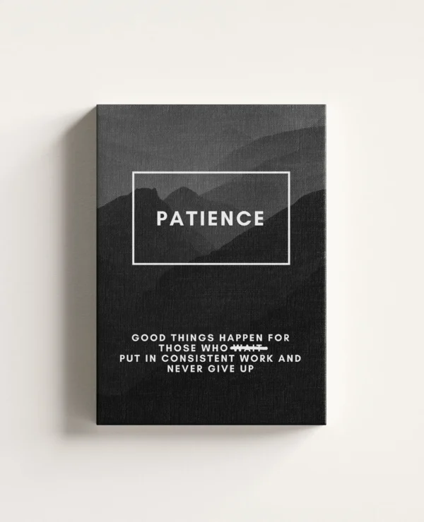Tablou Canvas Patience