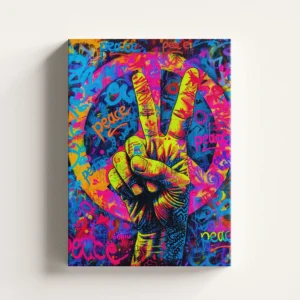 Tablou Canvas Pace Neon Urban