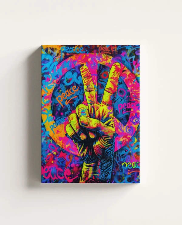 Tablou Canvas Pace Neon Urban