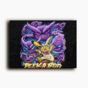 Tablou Canvas Pokémon - Peek-A-Boo - Detaliu Tablou Canvas nr. 17575