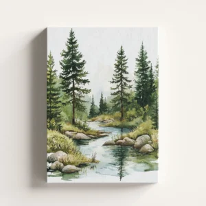Tablou Canvas Râu Cristalin