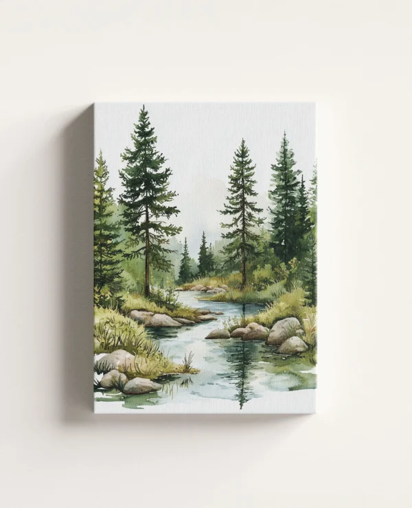 Tablou Canvas Râu Cristalin