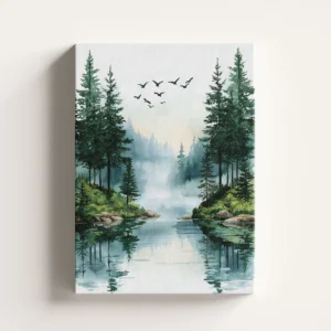 Tablou Canvas Padurea Tacuta
