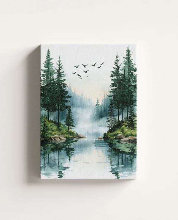 Tablou Canvas Padurea Tacuta