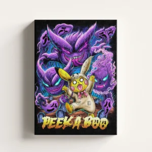 Tablou Canvas Pokémon - Peek-A-Boo