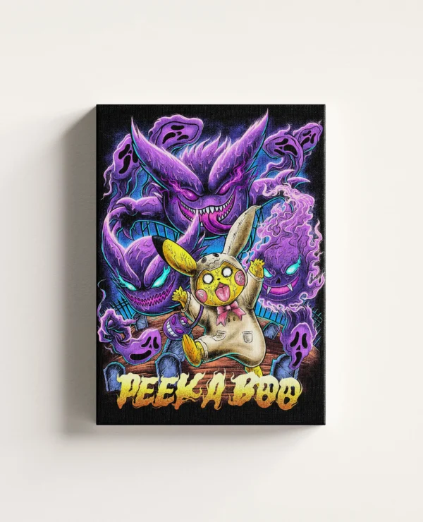 Tablou Canvas Pokémon - Peek-A-Boo