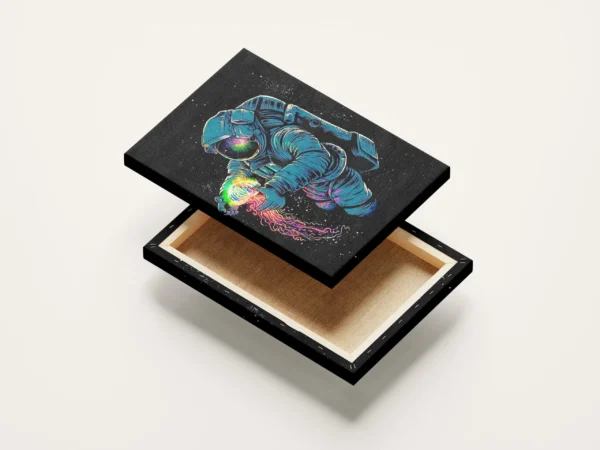 Tablou Canvas Întâlnire Cosmică - Detaliu Tablou Canvas nr. 21089