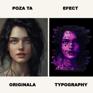 Typography - Detaliu Tablou Canvas nr. 16912