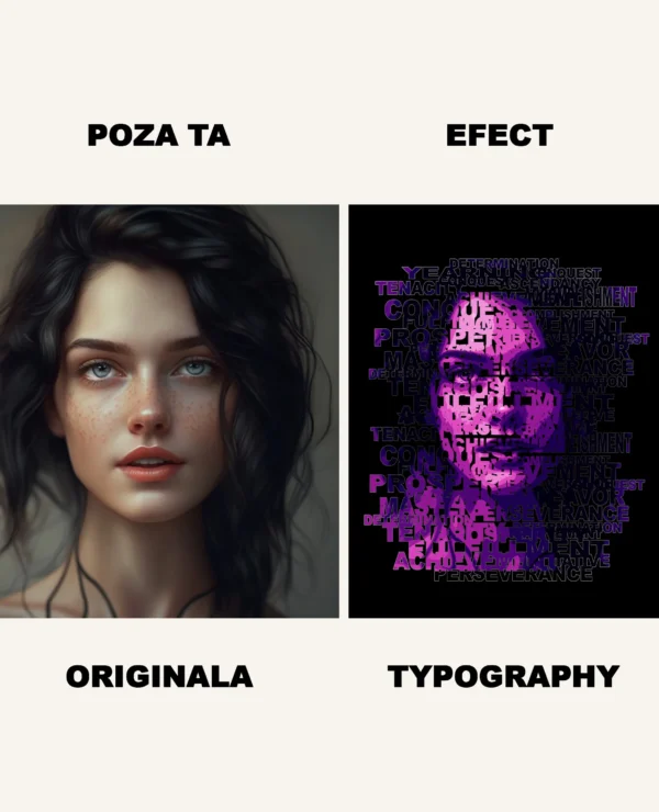 Typography - Detaliu Tablou Canvas nr. 16912