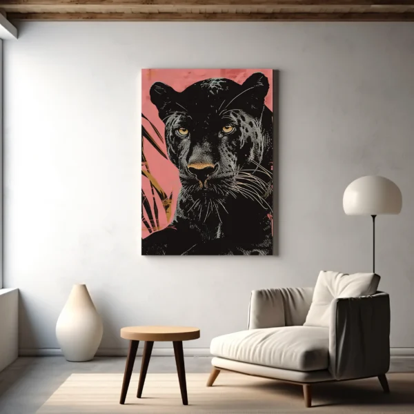 Tablou Canvas Pantera Neagra - Detaliu Tablou Canvas nr. 29863