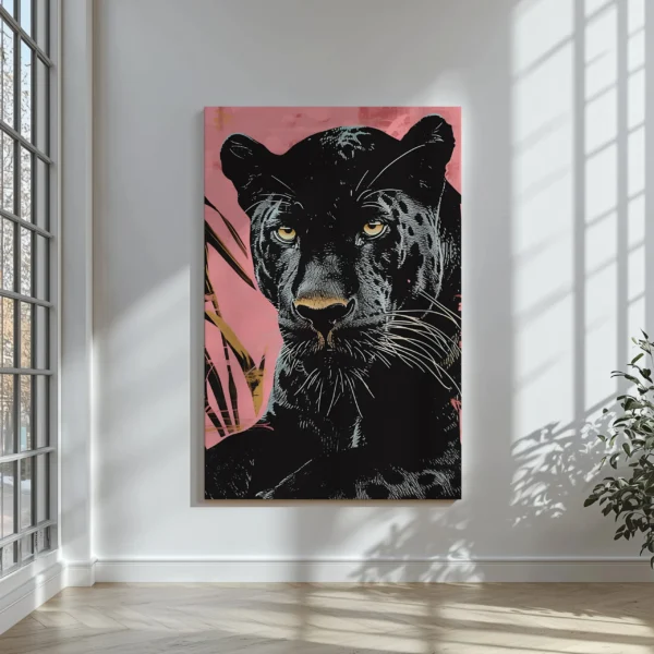 Tablou Canvas Pantera Neagra - Detaliu Tablou Canvas nr. 29864