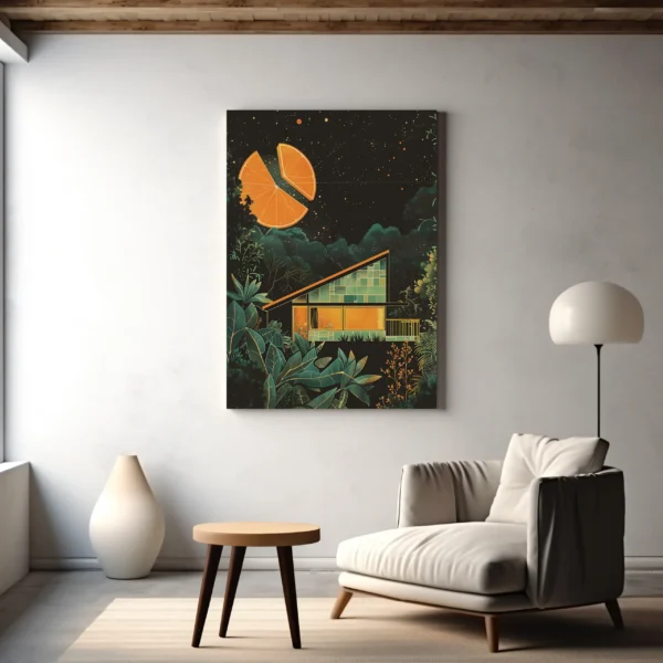 Tablou Canvas Citrus Moon - Detaliu Tablou Canvas nr. 30079