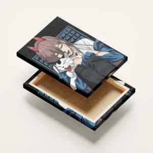Tablou Canvas Chainsaw Man - Power cu Meowy - Detaliu Tablou Canvas nr. 17807