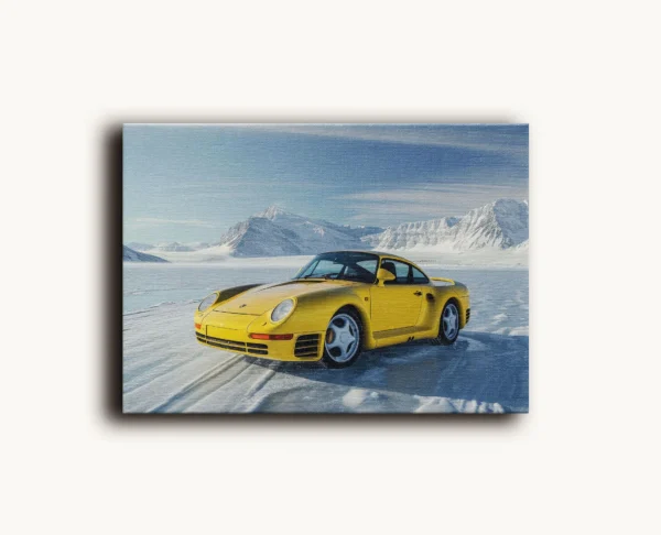 Tablou Canvas Supercar Arctic Iconic - Detaliu Tablou Canvas nr. 25716