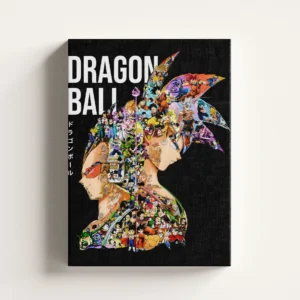 Tablou Canvas Dragon Ball Z - Goku x Vegeta (Design Compus)
