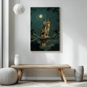 Tablou Canvas Bufniță Regală - Detaliu Tablou Canvas nr. 26682