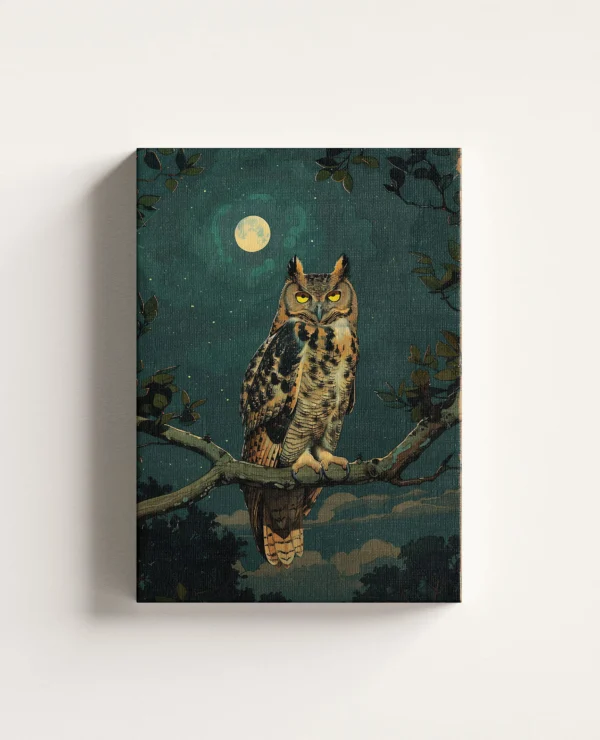 Tablou Canvas Bufniță Regală