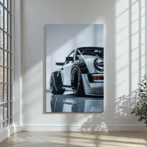Tablou Canvas Porsche 911 RWB Alb - Detaliu Tablou Canvas nr. 25423