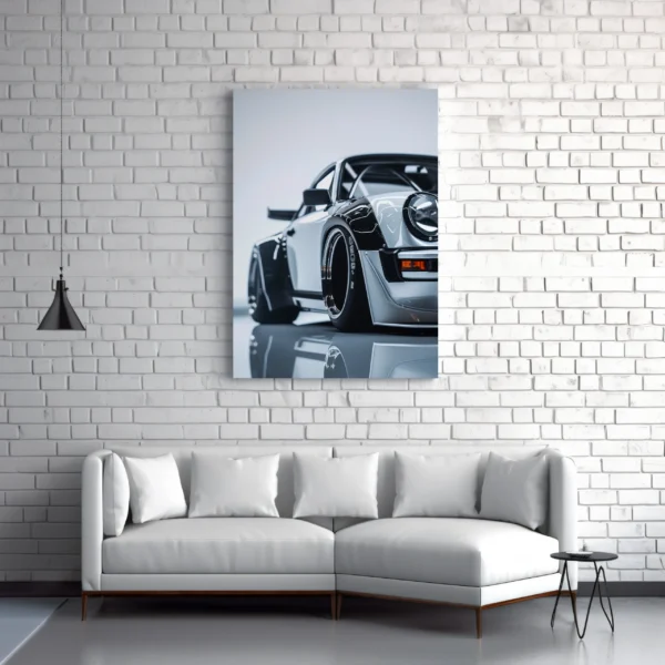 Tablou Canvas Porsche 911 RWB Alb - Detaliu Tablou Canvas nr. 25422