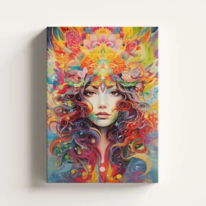 Tablou Canvas Muză Îndrăzneață