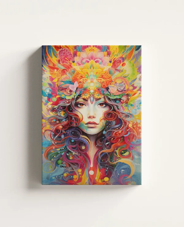 Tablou Canvas Muză Îndrăzneață
