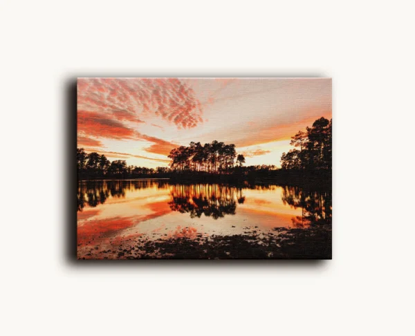 Tablou Canvas Incendiu pe Cer