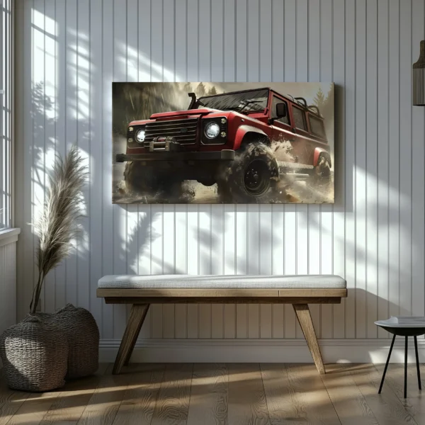 Tablou Canvas Land Rover Defender - Detaliu Tablou Canvas nr. 25585