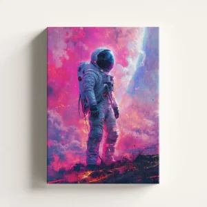 Tablou Canvas Lumea de Foc Roz