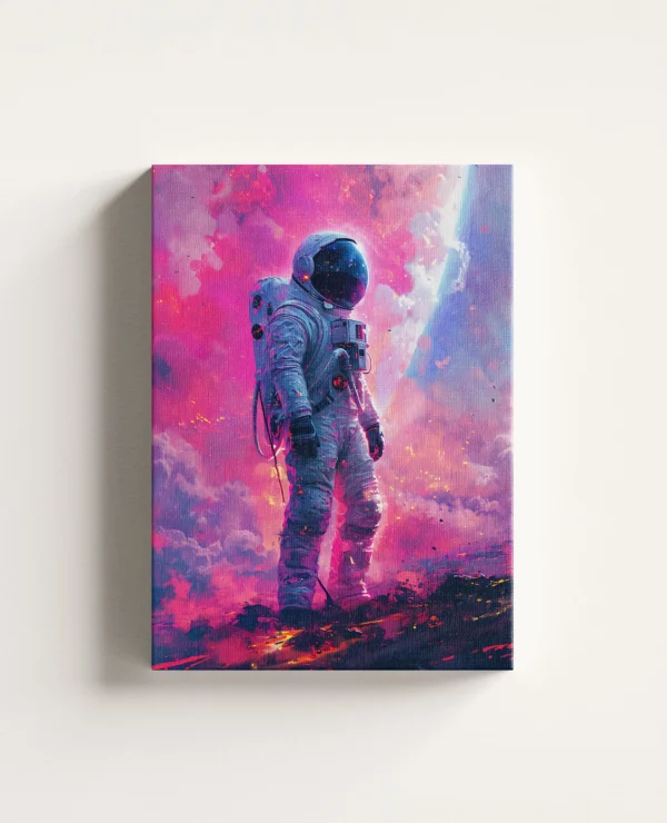 Tablou Canvas Lumea de Foc Roz