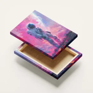 Tablou Canvas Lumea de Foc Roz - Detaliu Tablou Canvas nr. 20990