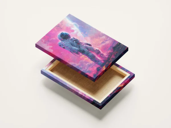 Tablou Canvas Lumea de Foc Roz - Detaliu Tablou Canvas nr. 20990