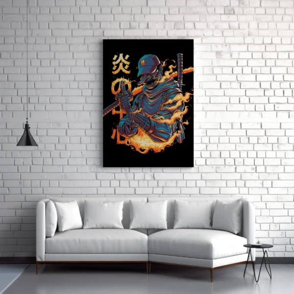 Tablou Canvas Cyber Samurai - Detaliu Tablou Canvas nr. 20564