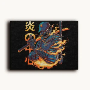 Tablou Canvas Cyber Samurai - Detaliu Tablou Canvas nr. 20563