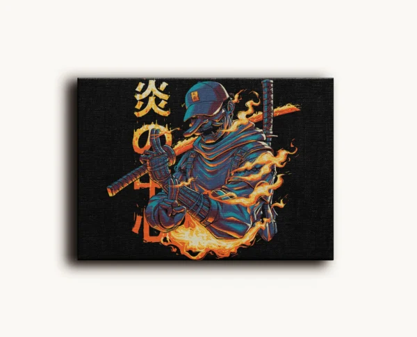 Tablou Canvas Cyber Samurai - Detaliu Tablou Canvas nr. 20563