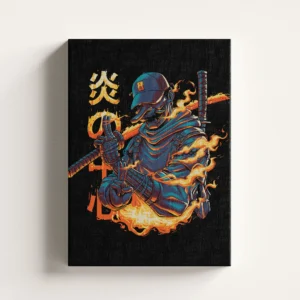 Tablou Canvas Cyber Samurai