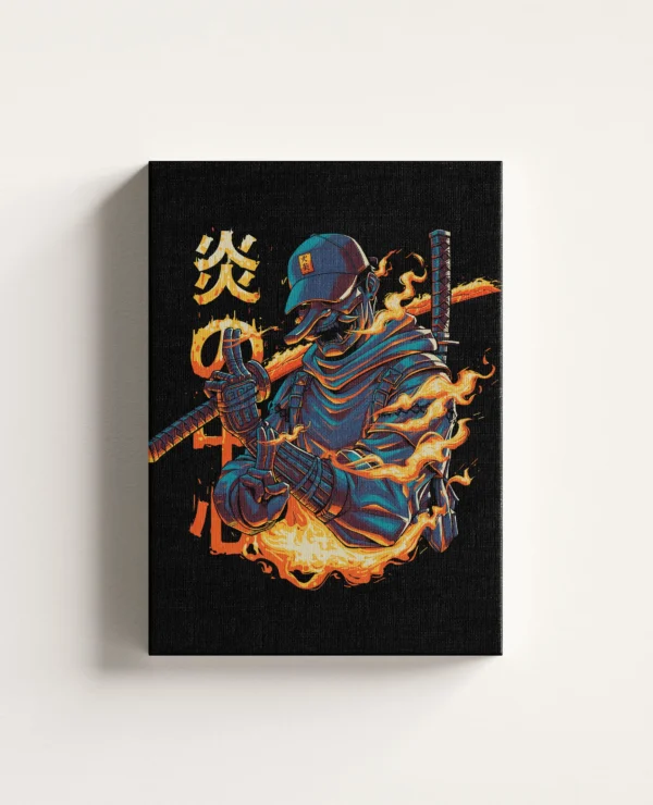 Tablou Canvas Cyber Samurai