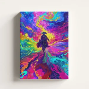 Tablou Canvas Călătorul Cosmic