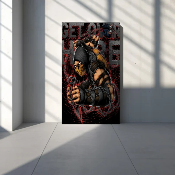 Tablou Canvas Mortal Kombat - GET OVER HERE - Detaliu Tablou Canvas nr. 24584